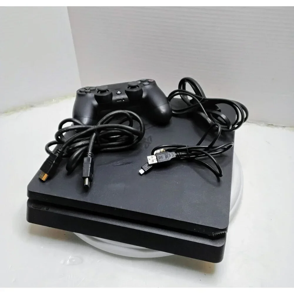 Sony PS4 Slim 1TB Console Bundle With Controller & Cables